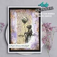 Creative Expressions Andy Skinner Let Your Dreams Take Flight 3.5in x 5.25in Pre-Cut Rubber Stamp