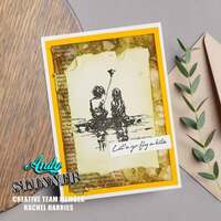 Creative Expressions Andy Skinner Let’s Go Fly a Kite 3.5in x 5.25in Pre-Cut Rubber Stamp