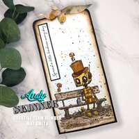 Creative Expressions Andy Skinner Spread a Little Kindness 4.2 in x 3.8 in Pre-Cut Rubber Stamp