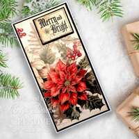Creative Expressions A Vintage Christmas by Taylor Made Journals - 6in x 8in Clear Stamp - CEC1104