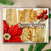 Creative Expressions Seasons Greetings by Taylor Made Journals - 6in x 8in Clear Stamp - CEC1105