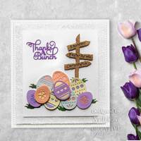 Creative Expressions Sue Wilson Easter Eggs & Flowers Craft Die CED23062