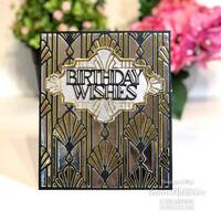 Sue Wilson Dies Art Deco Collection - Ornate Labels - CED4478