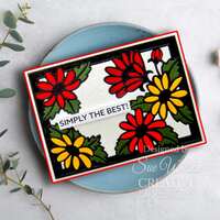 Creative Expressions Sue Wilson Frames and Tags Wild Daisy Cover Plate CED44791