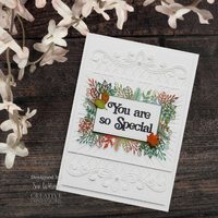 Sue Wilson Dies Background Collection Stitched Starburst CED7139