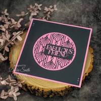Sue Wilson Dies Art Deco Collection - Fan Background - CED7152