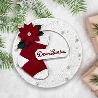 Creative Expressions Jamie Rodgers Holiday Poinsettia Rings Craft Die