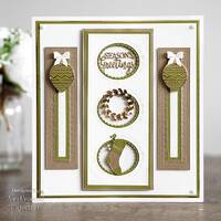 Sue Wilson Dies Mini Expressions Season's Greetings CEDME089