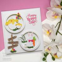 Creative Expressions Sue Wilson Mini Expressions Hoppy Hoppy Easter Craft Die CEDME134