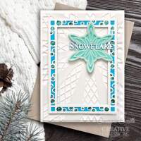 Creative Expressions Sue Wilson Festive Snowflake Wishes CEDME138