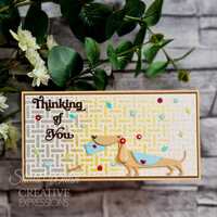 Sue Wilson Mini Shadowed Sentiments Thinking of You Die - CEDSS037