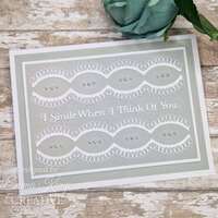 Sue Wilson Mini Shadowed Sentiments I Smile When I Think Of You - CEDSS042