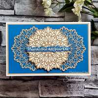 Sue Wilson Mini Shadowed Sentiments Thanks For All You Do - CEDSS043