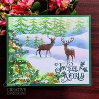 Creative Expressions Woodland Friends Stencil 6 in x 6 in by Taylor Made Journals - CEST166