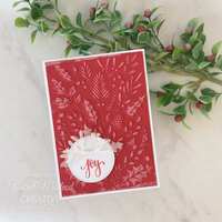 Creative Expressions Winter Foliage Companion Colouring Stencil 6 in x 8 in 2pk - CEST171