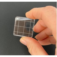 Acrylic Block Set of 4 PC Stamp Block Set with Grid