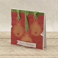 Cut and Hotfoil Stamp Dimensional Decorations Ray Bauble