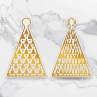 Cut and Hotfoil Stamp Dimensional Decorations Tree Bauble