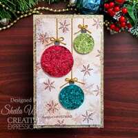 Cosmic Shimmer Spangles Cherry Red Duo Set