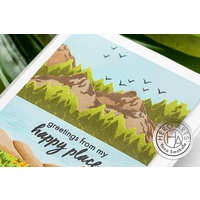 Hero Arts Frame Cut Dies Mountains At The Lake