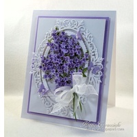 Impression Obsession Die Ornate Oval Frame DIE391ZZ 