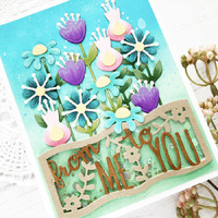 Spellbinders Large Die of the Month Club - Pop Up Garden