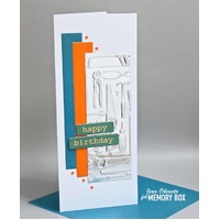 Memory Box 3D Embossing Folder 4.5x5.75 Toolshed