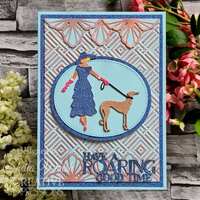 Creative Expressions Interlocking Squares 5 in x 7 in 3D Embossing Folder EF3D-079