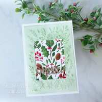 Creative Expressions Winter Foliage 5 in x 7 in 3D Embossing Folder EF3D-084