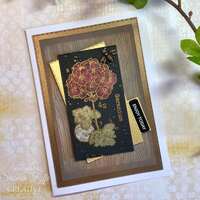 Woodware Clear Singles 3” x 4” Stamp - Mini Geranium - FRM079