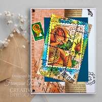 Woodware Clear Singles 3” x 4” Stamp - French Script - FRM080