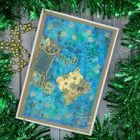 Woodware Clear Singles Winter Bauble 4 in x 6 in Stamp Set FRS1014