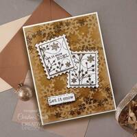 Woodware Clear Singles Winter Postage 4 in x 6 in Stamp Set FRS1017