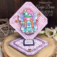 Woodware Clear Singles 4” x 6” Stamp Set - Butterfly Norma - FRS1042