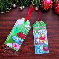Woodware Clear Singles 4” x 6” Stamp Set - Christmas Patches - FRS1064