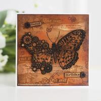 Woodware Clear Stamps Butterfly