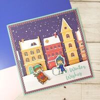 Hunkydory Crafts Happy Town at Christmas 6x6 Paper Pad