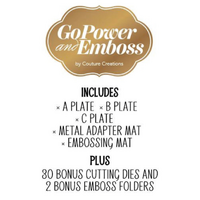 GoPower & Emboss with Scrap Dragon Nesting Double Stitched Die Set