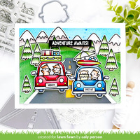 Lawn Fawn - Car Critters Road Trip Add-on Stamp and Die Bundle