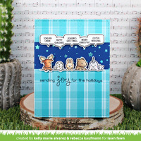 Lawn Fawn - Simply Celebrate Winter Critters Stamp and Die Bundle