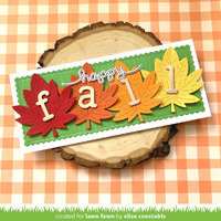 Lawn Fawn - Lawn Cuts - Outside In Stitched Maple Leaf - LF3248