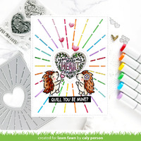 Lawn Fawn - Magic Heart Messages - Stamp and Die Bundle