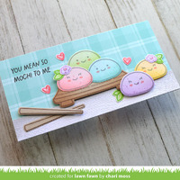 Lawn Fawn - You Mean So Mochi - Stamp and Die Bundle