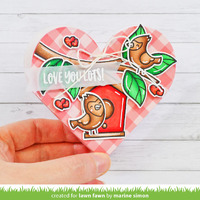 Lawn Fawn - Lawn Cuts - Heart Pouch Dies - LF3318