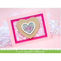 Lawn Fawn - Lawn Cuts - Heart Pouch Dotted Dotted Hearts Add-On Dies - LF3319