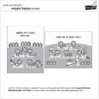 Lawn Fawn - Veggie Happy - Stamp and Die Bundle