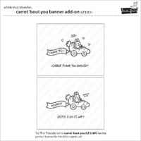 Lawn Fawn - Carrot ‘bout You Banner Add On - Stamp and Die Bundle