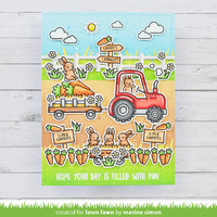 Lawn Fawn - Lawn Cuts - Little Farm Fence Border Die - LF3383
