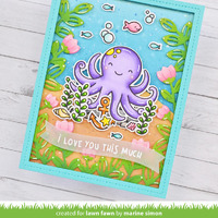 Lawn Fawn - Lawn Cuts - Flower Garden Backdrop Dies - LF3386