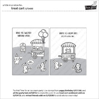 Lawn Fawn - Stamps - Treat Cart - LF3408